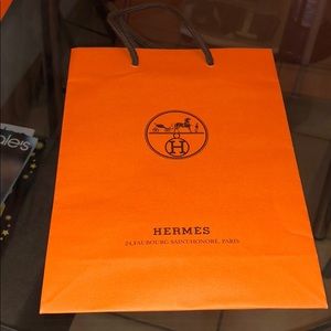 Authentic Hermes shopping bag
